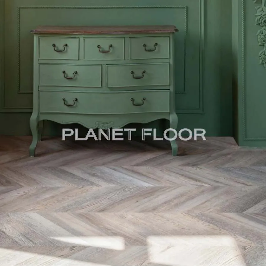 Виниловый ламинат Vinilam Parquet Chevron Glue RI153616CL4 Шеврон Шампань Glue