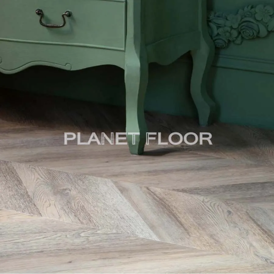 Виниловый ламинат Vinilam Parquet Chevron Glue RI153616CL4 Шеврон Шампань Glue