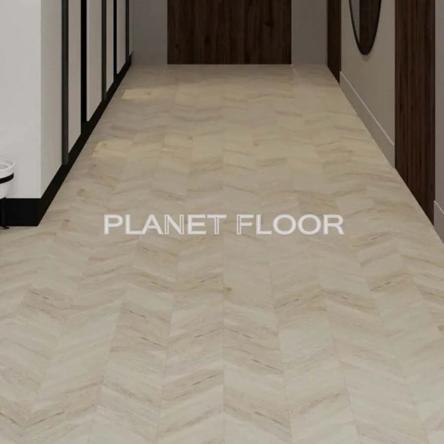Виниловый ламинат Vinilam Parquet Chevron Glue RI4777CL7 Шеврон Бриссак Glue