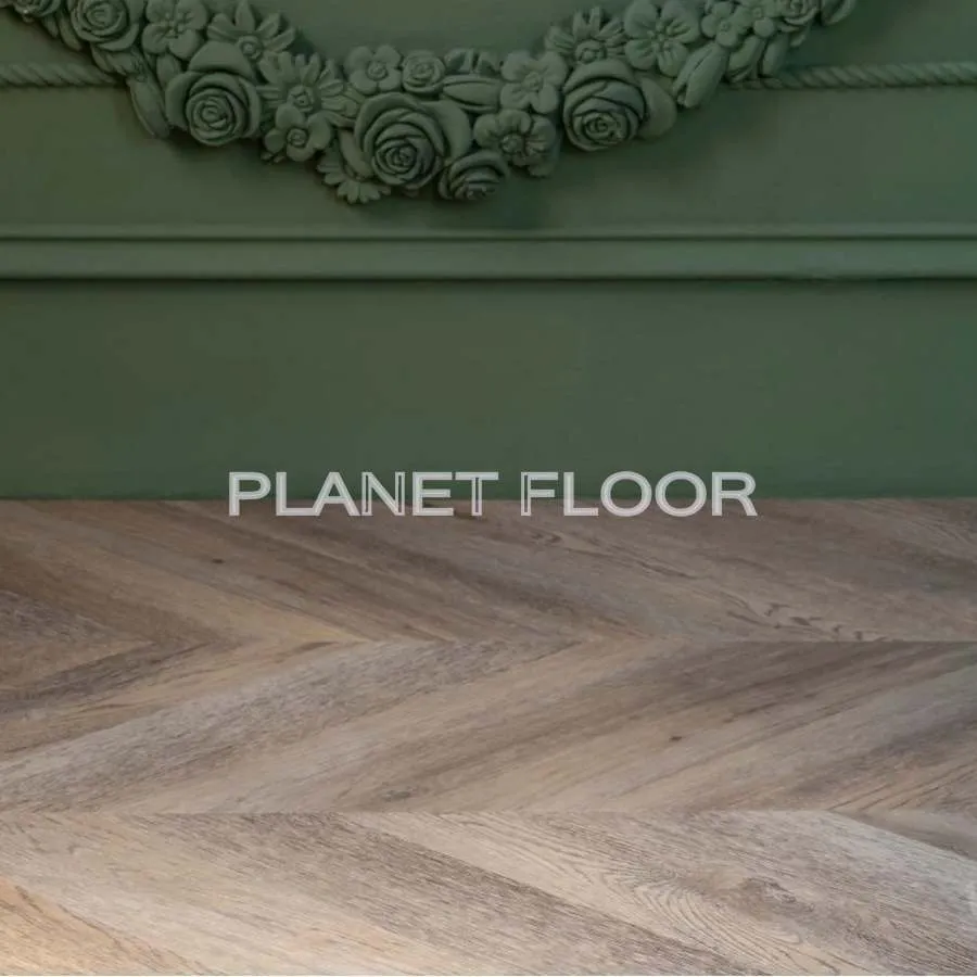 Виниловый ламинат Vinilam Parquet Chevron RI153616CL4 Шеврон Шампань