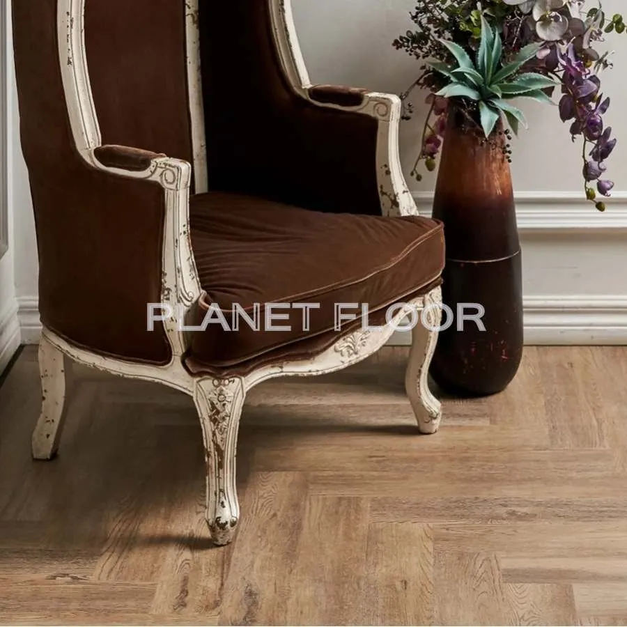 Виниловый ламинат Vinilam Parquet Herringbone IS11133 Северный Паркет