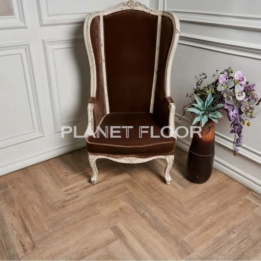 Виниловый ламинат Vinilam Parquet Herringbone IS11133 Северный Паркет
