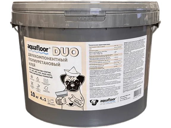 Двухкомпонентный силановый клей Aquafloor “ONE” 5 кг