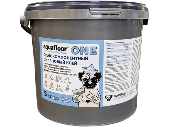 Однокомпонентный силановый клей Aquafloor “ONE” 5 кг