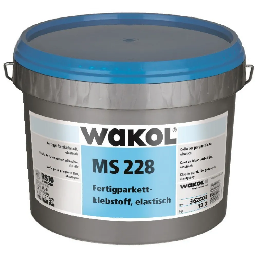 Клей для паркета Wakol MS 228 силановый 18 кг