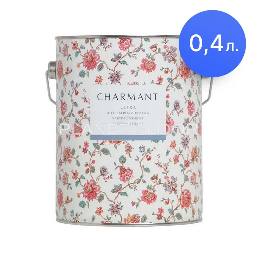 Ультраматовая ультрастойкая краска для интерьеров Ultra, 0,4 л.