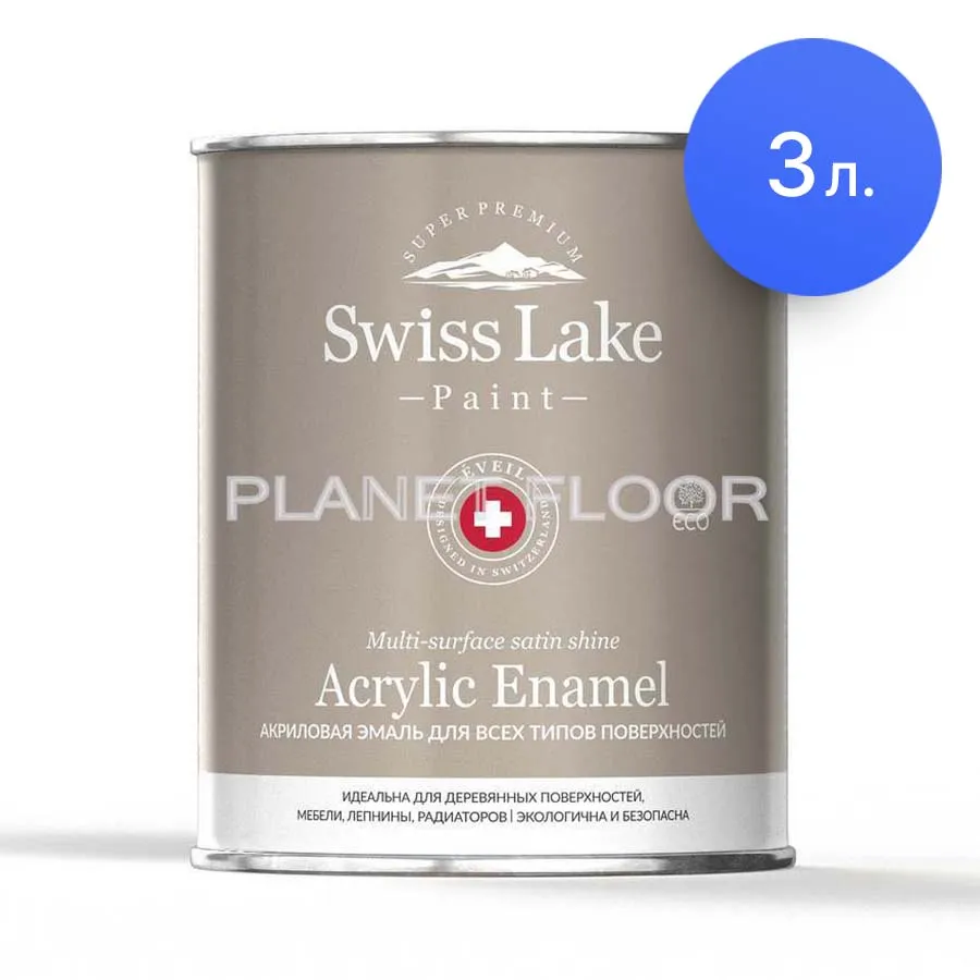 Акриловая эмаль для всех типов поверхности Acrylic Enamel, 3 л.