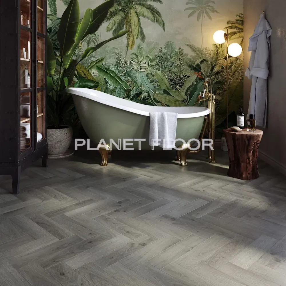 Виниловый ламинат Invictus Maximus Herringbone Highland Oak (frosted 91)