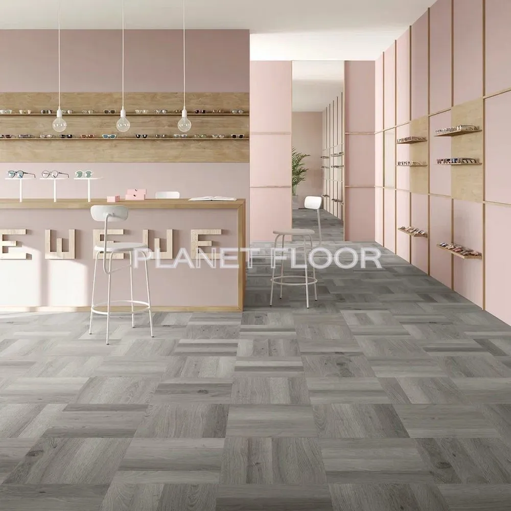 Виниловый ламинат Invictus Maximus Herringbone Highland Oak (frosted 91)