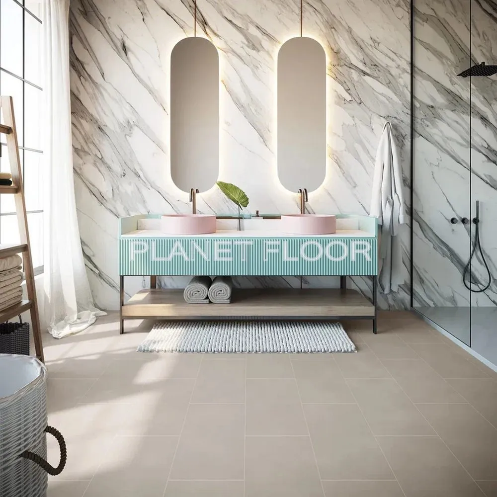 Виниловый ламинат Invictus Maximus Tile Concrete Crush (smoke)
