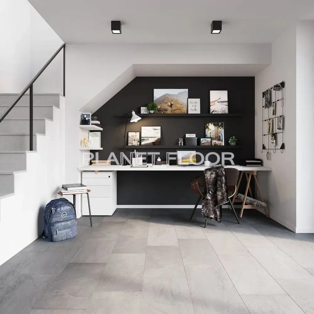 Виниловый ламинат Invictus Maximus Tile Groovy Granite (steel)