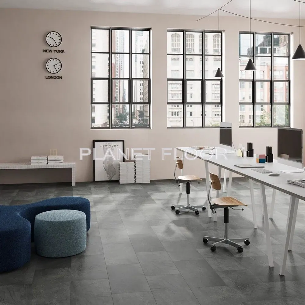 Виниловый ламинат Invictus Maximus Tile Groovy Granite (steel)