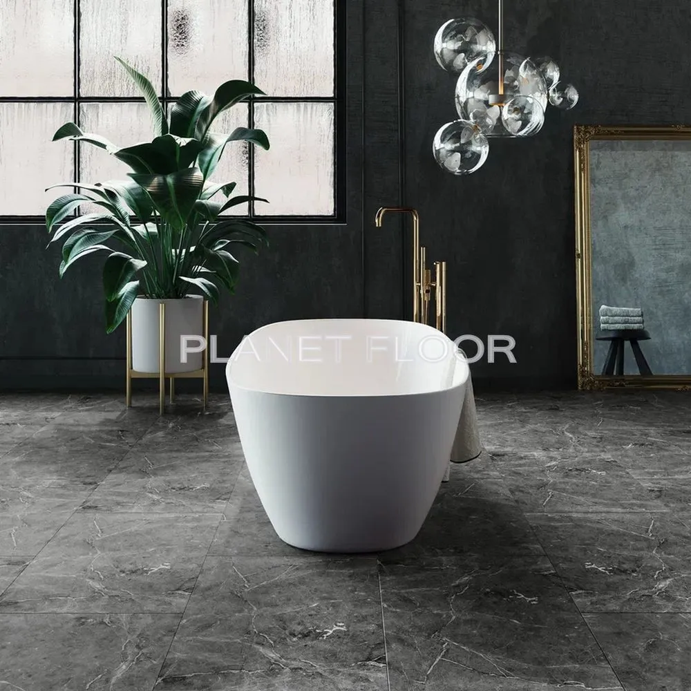 Виниловый ламинат Invictus Maximus Tile Hudson Stone (graphite)