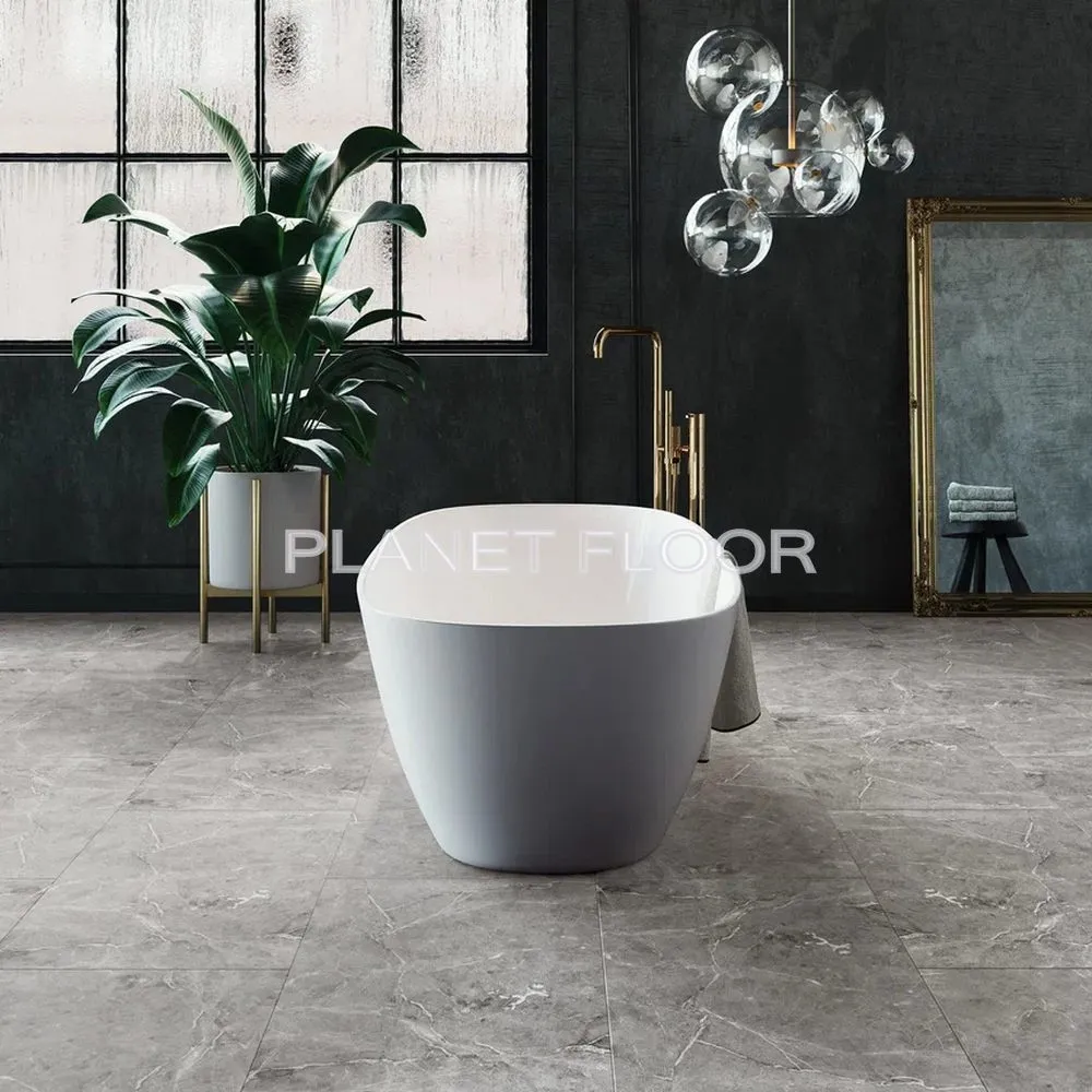 Виниловый ламинат Invictus Maximus Tile Hudson Stone (silver)