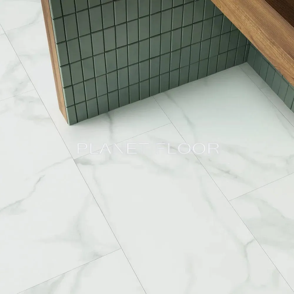 Виниловый ламинат Invictus Primus Tile Pure marble (snow 01)