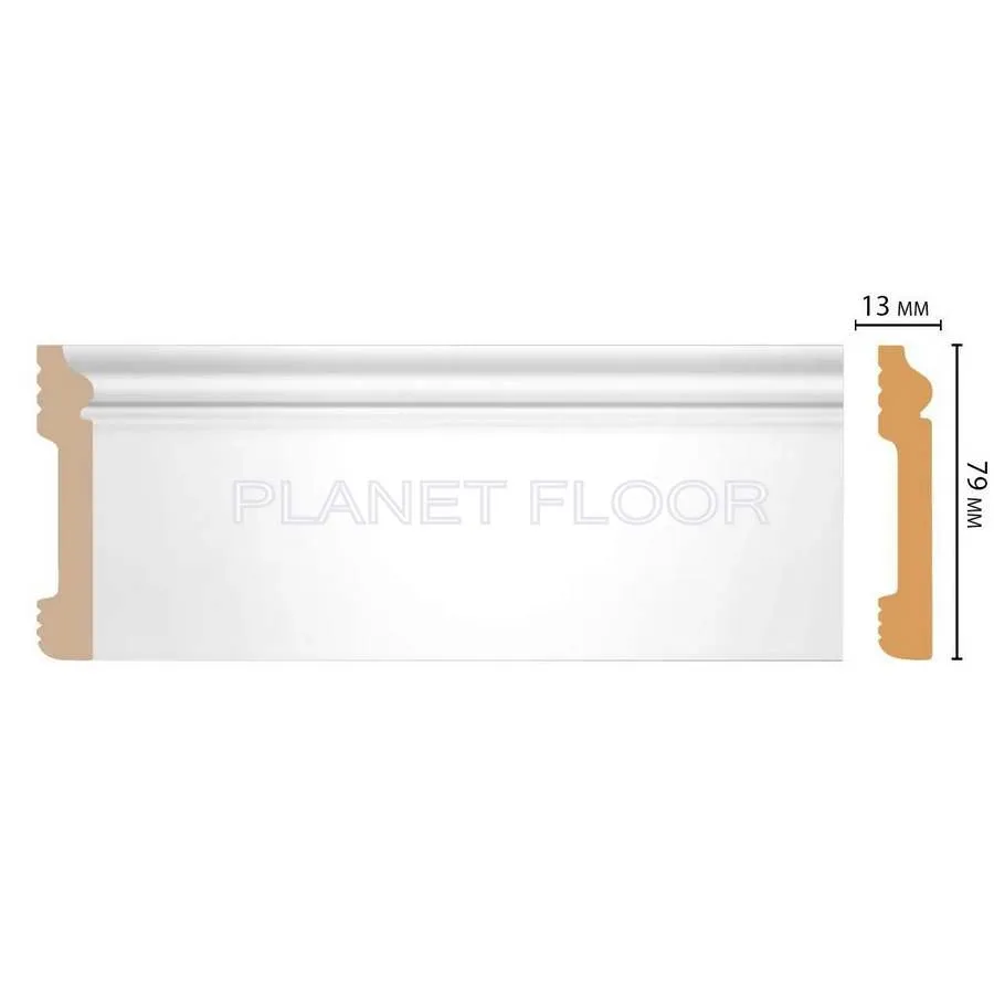 Плинтус напольный Decomaster D005-114 79x12x2400 мм