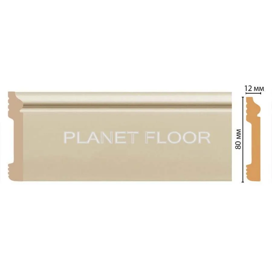 Плинтус напольный Decomaster D005-61 79×12×2400 мм