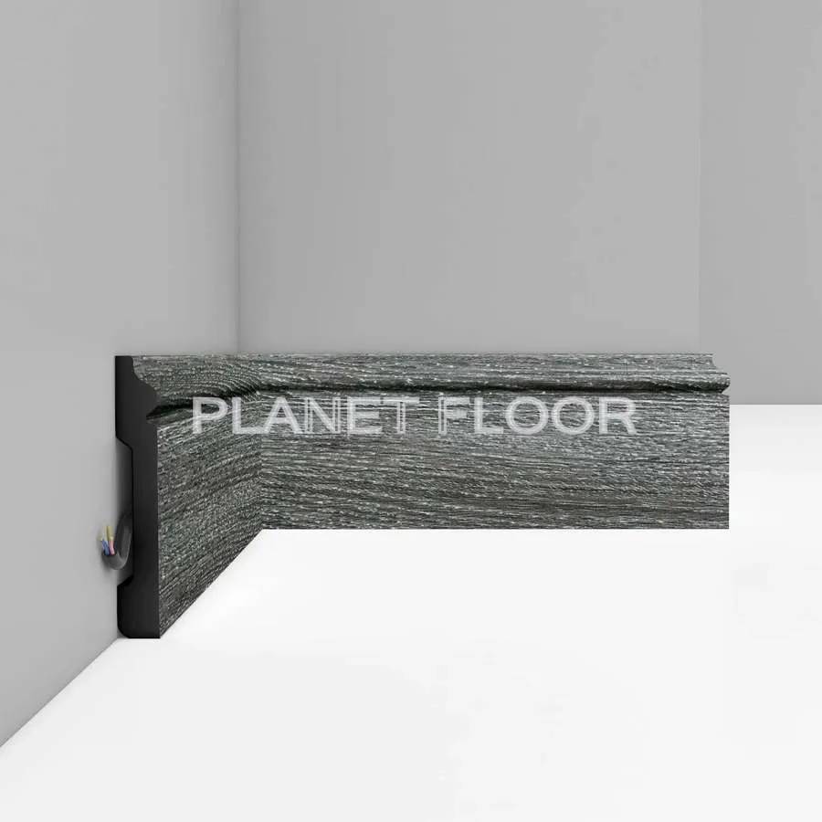 Плинтус напольный Decomaster D005-87 79x12x2400 мм