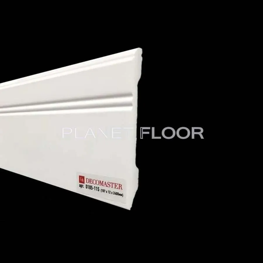 Плинтус напольный Decomaster D105-115 107x12x2400 мм