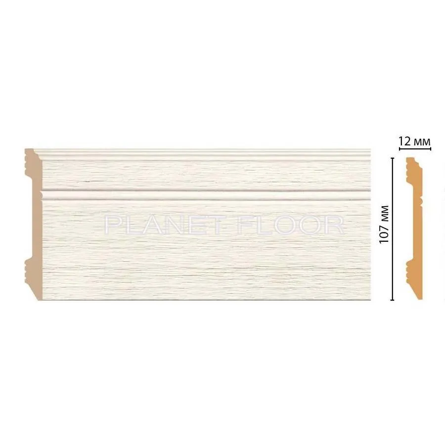 Плинтус напольный Decomaster D105-70 ДМ 107x12x2400 мм
