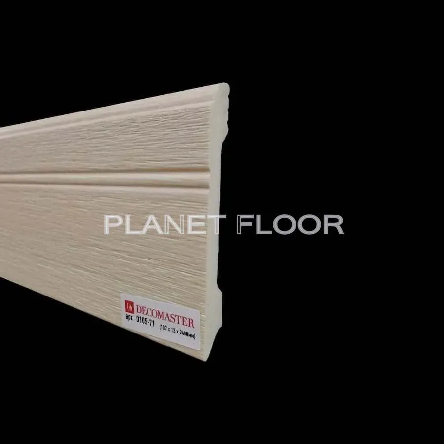 Плинтус напольный Decomaster D105-71 ДМ 107x12x2400 мм