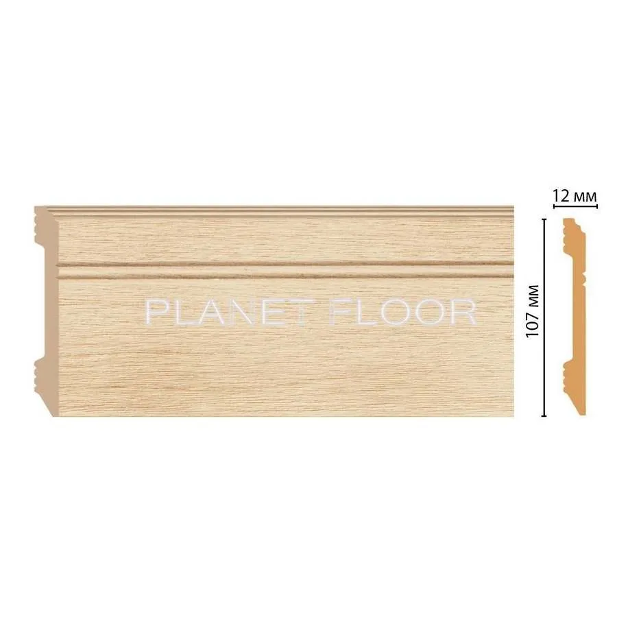 Плинтус напольный Decomaster D105-71 ДМ 107x12x2400 мм