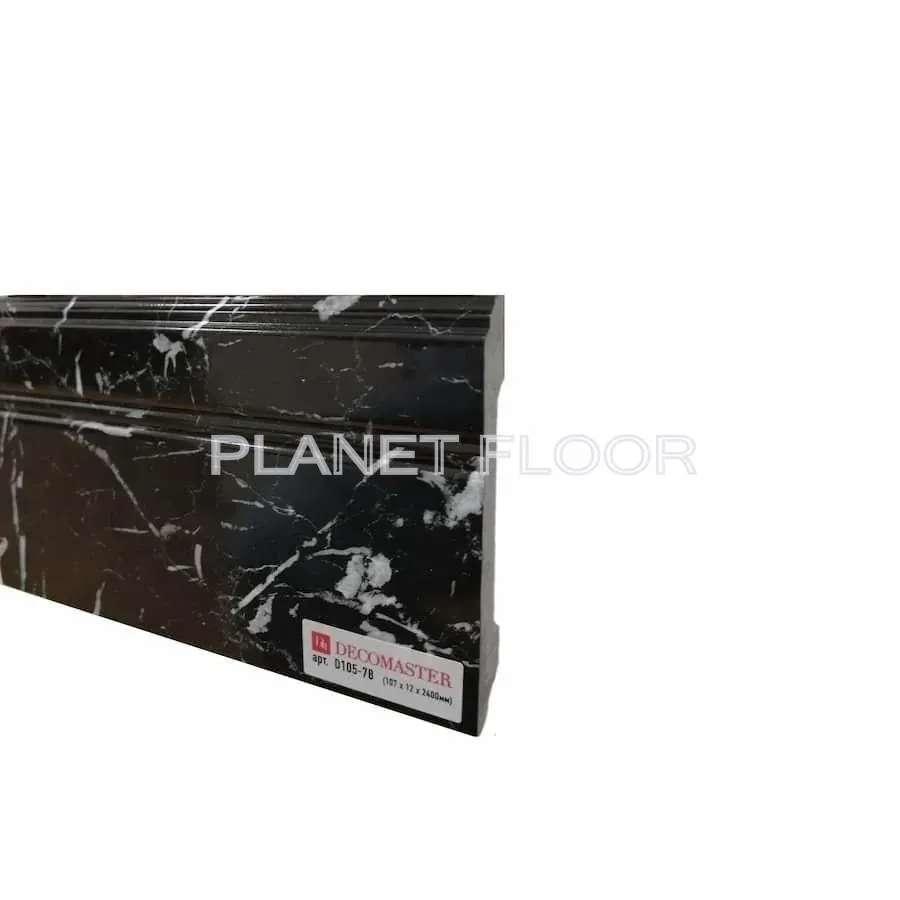 Плинтус напольный Decomaster D105-78 107x12x2400 мм