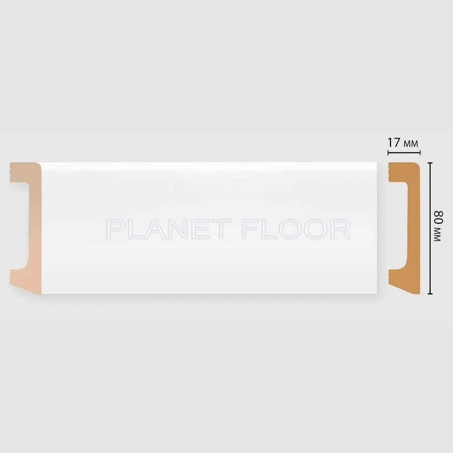 Плинтус напольный Decomaster D235-115 80x17x2400 мм