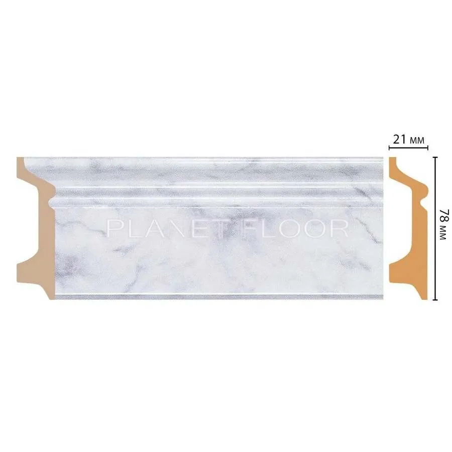 Плинтус напольный Decomaster D122-79 78x21x2400 мм