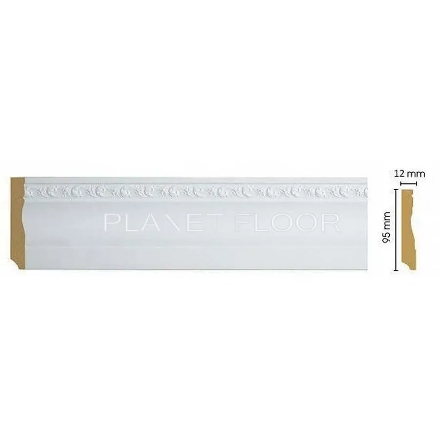 Плинтус напольный Decomaster 153-115 95x12x2400 мм