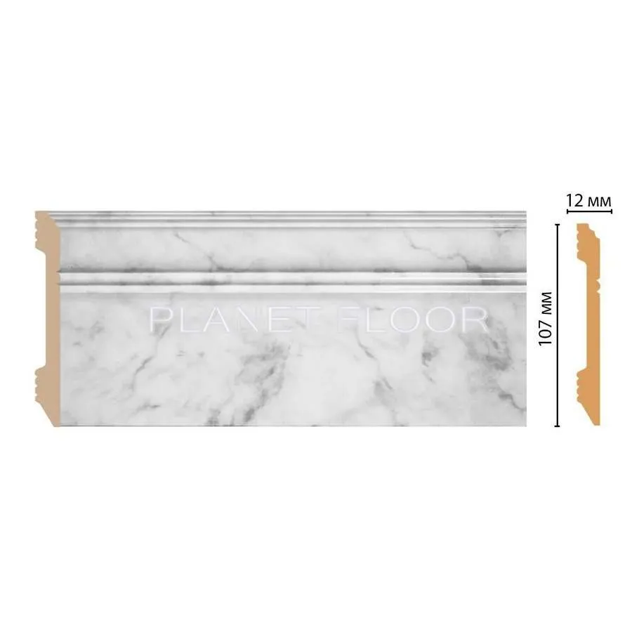 Плинтус напольный Decomaster D105-79 107x12x2400 мм