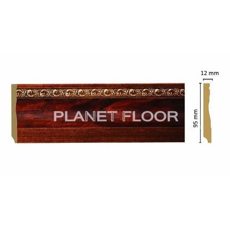 Плинтус напольный Decomaster 153-1084 95x12x2400 мм