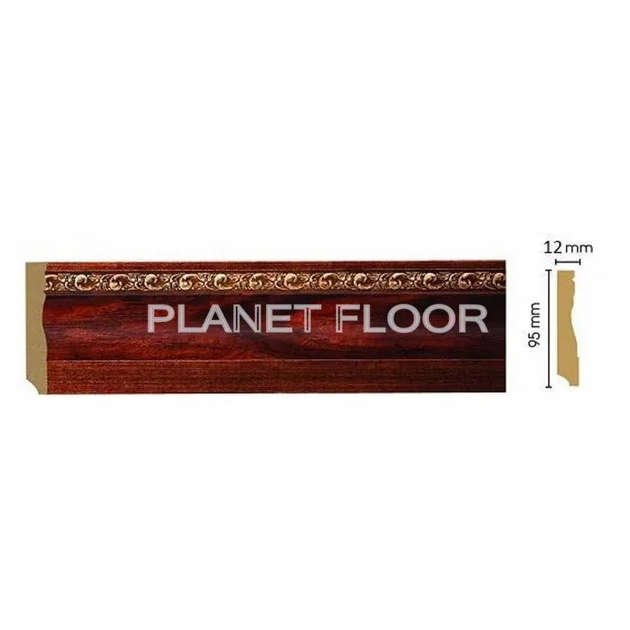 Плинтус напольный Decomaster 153-1084 95x12x2400 мм