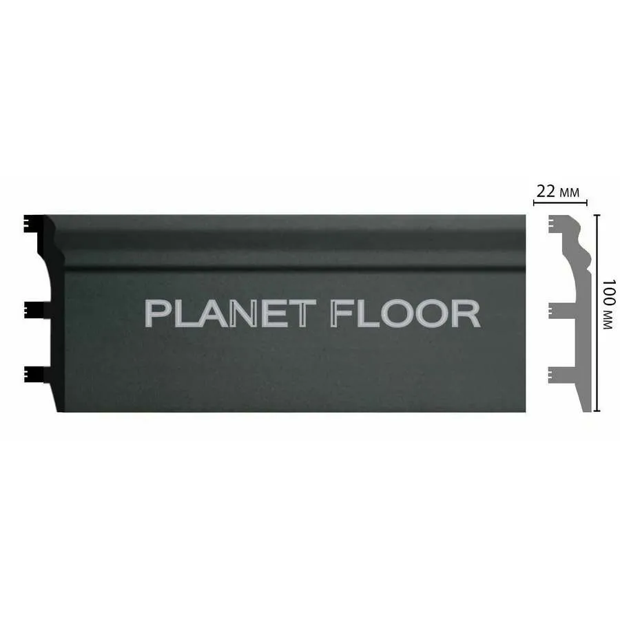 Плинтус напольный Decomaster D232-112 ДМ 100x22x2400 мм