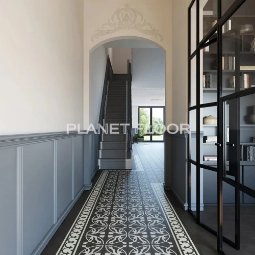 Виниловый ламинат Invictus Maximus Tile Victorian Treasure bord (charcoal)